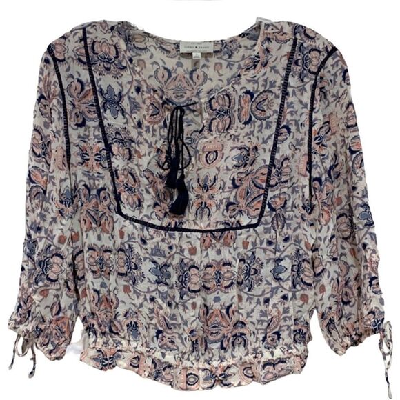 Lucky Brand  Floral Printed Shirt/top - NEW no tag - Picture 1 of 4